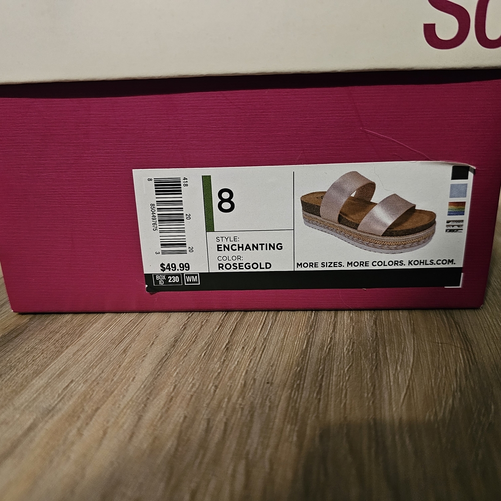 SO Rose Gold Women's Sandals